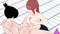 Parodia Makima Aki Hayakawa gioco hentai di sesso uncensored Japanese Asian Manga Anime Game KK..TR3DS..4/6